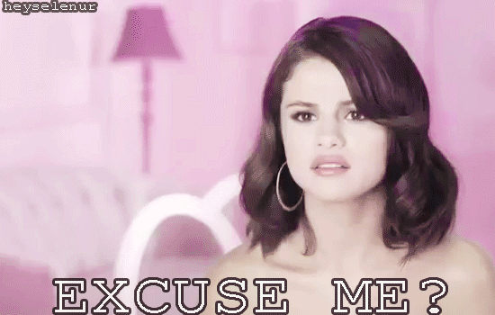 Selena Gomez GIF - Excuseme Selenagomez Shocked GIFs