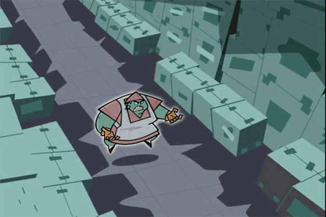 Angry Lunch Lady GIF - Angry Lunch Lady Danny Phantom S1e1 GIFs