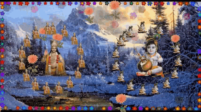 Jai Sh Krishna Spinning GIF - Jai Sh Krishna Spinning Winter GIFs