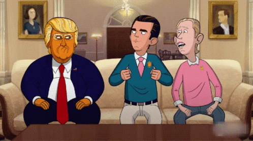 Our Cartoon President Donald Trump GIF - Our Cartoon President Donald Trump Donald Trump Jr GIFs