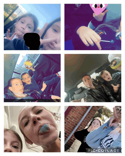 a collage of pictures with the words pic collage on the bottom right