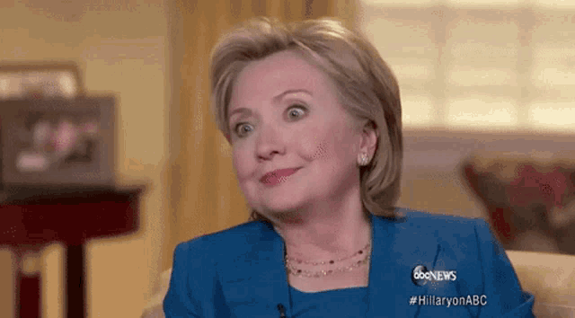 Hillary Clinton Nod GIF - Hillary Clinton Nod Yes GIFs