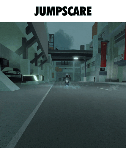 a video game called jumpscare is being played on a computer