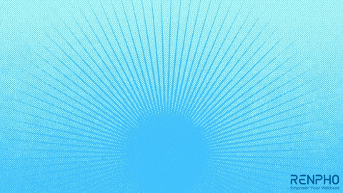 a blue background with renpho empower your wellness written on the bottom