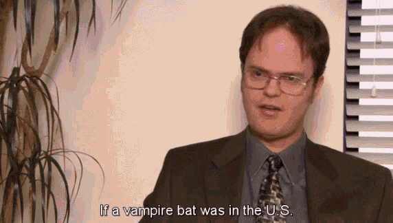 Dwight The Office GIF - Dwight The Office Vampire GIFs