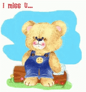 I Miss You Beary Much I Miss You Very Much GIF - I Miss You Beary Much I Miss You Very Much Crying GIFs