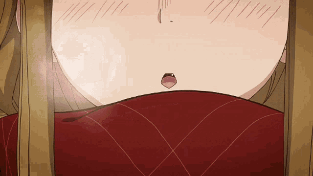 a close up of a person 's stomach with their tongue out