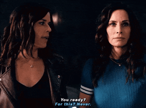 Neve Campbell Courteney Cox GIF - Neve Campbell Courteney Cox Scream GIFs