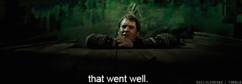 Neville That Went Well GIF - Neville That Went Well Harry Potter GIFs