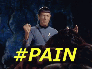 Pain GIF - Startrek Spock GIFs