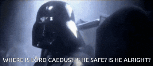 darth vader asks where is lord caedus