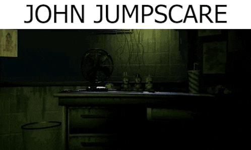 a picture of a man with the name john jumpscare on the bottom