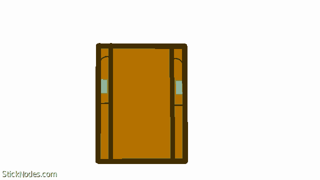 a cartoon drawing of a ghost and a refrigerator with sticknodes.com written on the bottom right