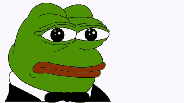 a green frog in a tuxedo with a bow tie