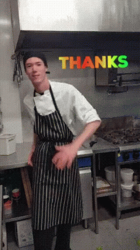 Thanks Chef GIF - Thanks Chef Kitchen GIFs