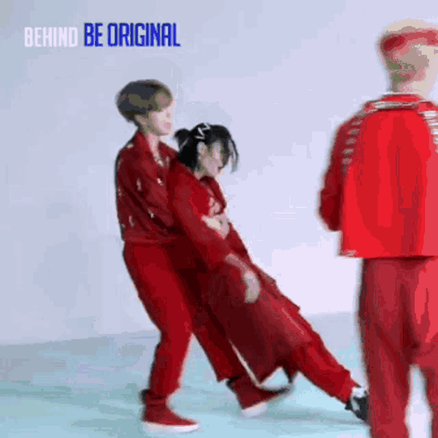 behind be original is written on the bottom of this image