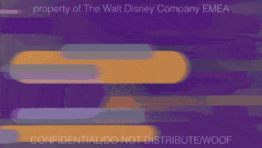 a cartoon of a dog in a purple spaceship with the words confidential do not distribute woof