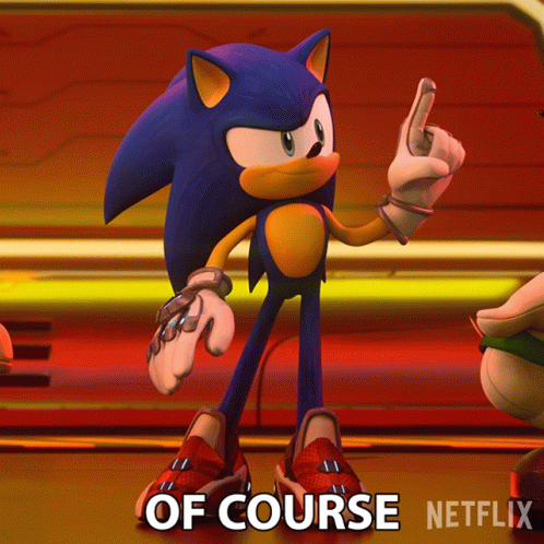Of Course Sonic The Hedgehog GIF - Of Course Sonic The Hedgehog Sonic Prime GIFs