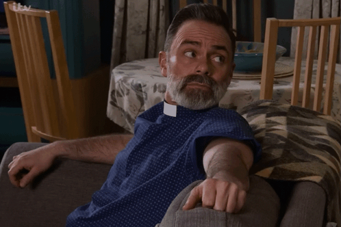 Billy Giving A Polite Smile Coronation Street GIF - Billy Giving A Polite Smile Coronation Street Corrie GIFs