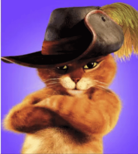 Cats Crossed Arms GIF - Cats Crossed Arms Puss In Boots GIFs