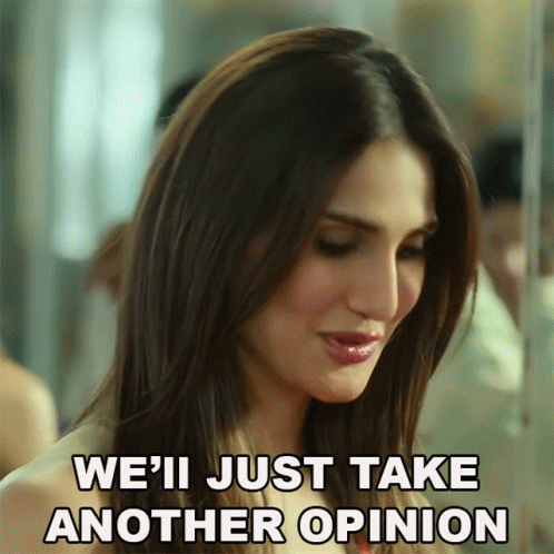 Well Just Take Another Opinion Maanvi Brar GIF - Well Just Take Another Opinion Maanvi Brar Vaani Kapoor GIFs