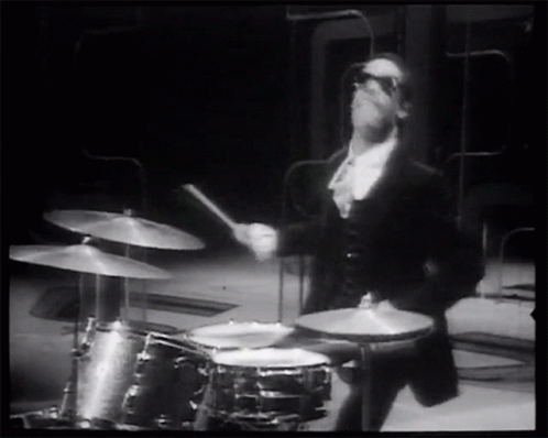 Drums Playing GIF - Drums Playing Vintage GIFs