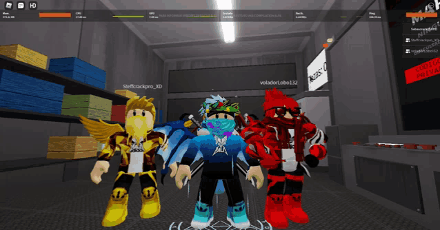 a group of roblox characters are standing in a room with a sign that says ' colegio privado ' on it