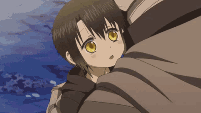 a little girl with a surprised look on her face is being held by a man