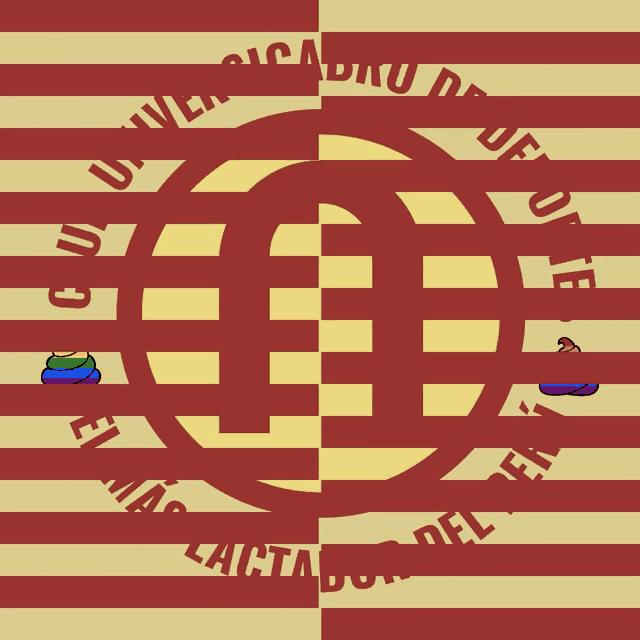 a red and white striped background with the word lactador in the middle