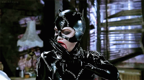 Catwoman Lick Hands GIF - Catwoman Lick Hands Fiesty GIFs