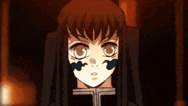 a close up of a person 's eyes with a flame coming out of them