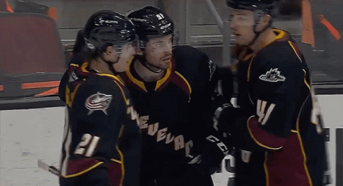 Cleveland Monsters Liam Foudy GIF - Cleveland Monsters Liam Foudy Monsters Goal GIFs