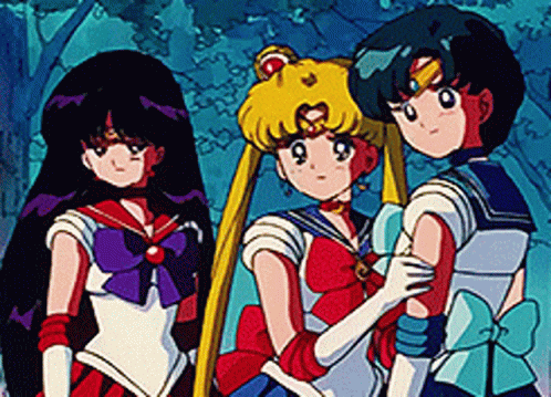 Sailor Mars Sailor Moon GIF - Sailor Mars Sailor Moon Sailor Mercury GIFs
