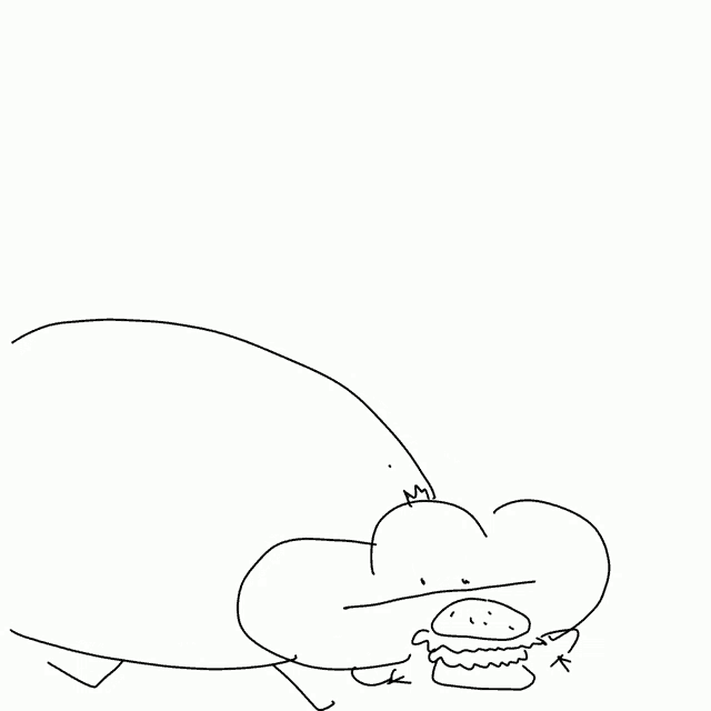 Burger Drawing GIF
