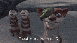 a cartoon character with the words et il dit quoi written below it