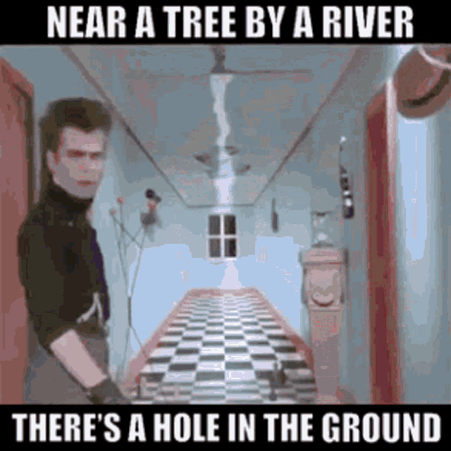 Nik Kershaw The Riddle GIF - Nik Kershaw The Riddle Near A Tree By A River GIFs