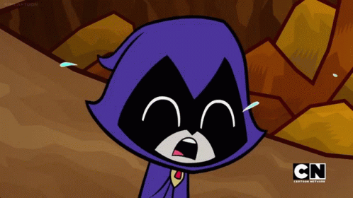 Raven Crying GIF - Raven Crying Teen Titans Go GIFs