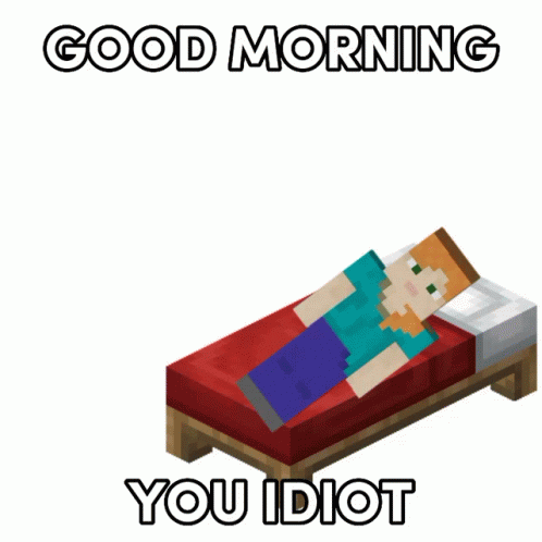 Good Morning Minecraft GIF - Good Morning Minecraft GIFs