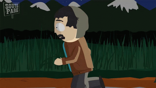 Running Away Randy Marsh GIF - Running Away Randy Marsh South Park GIFs