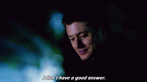 Supernatural Dean GIF - Supernatural Dean Answer GIFs