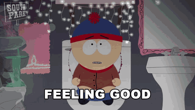 Feeling Good On A Monday Stan GIF - Feeling Good On A Monday Stan South Park GIFs