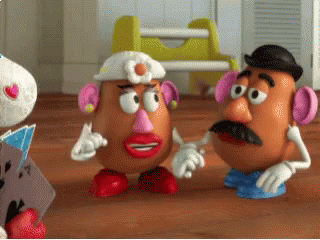 Mr Potato Head Mrs Potato Head GIF - Mr Potato Head Mrs Potato Head Toy Story GIFs