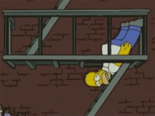 Homer Simpson GIF - Homer Simpson Falling GIFs