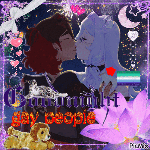 a picture of a couple kissing with the words gay people in the bottom right corner