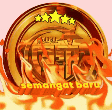 the word semangat that is on a logo