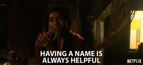 Having A Name Is Always Helpful Chance Perdomo GIF - Having A Name Is Always Helpful Helpful Name GIFs