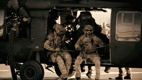 Helicopter Seal Team GIF - Helicopter Seal Team Brock Reynolds GIFs