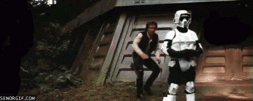 Star Wars Han Solo GIF - Star Wars Han Solo Storm Trooper GIFs