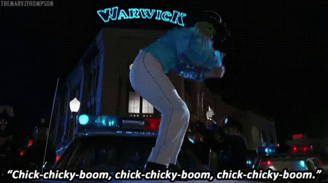 Mask Chick Chicky Boom GIF