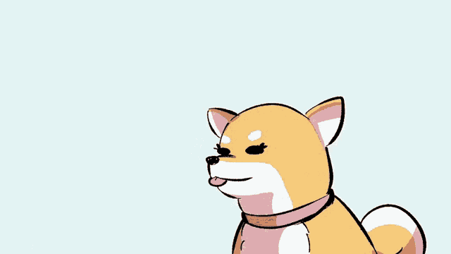 a cartoon of a dog with a long nose